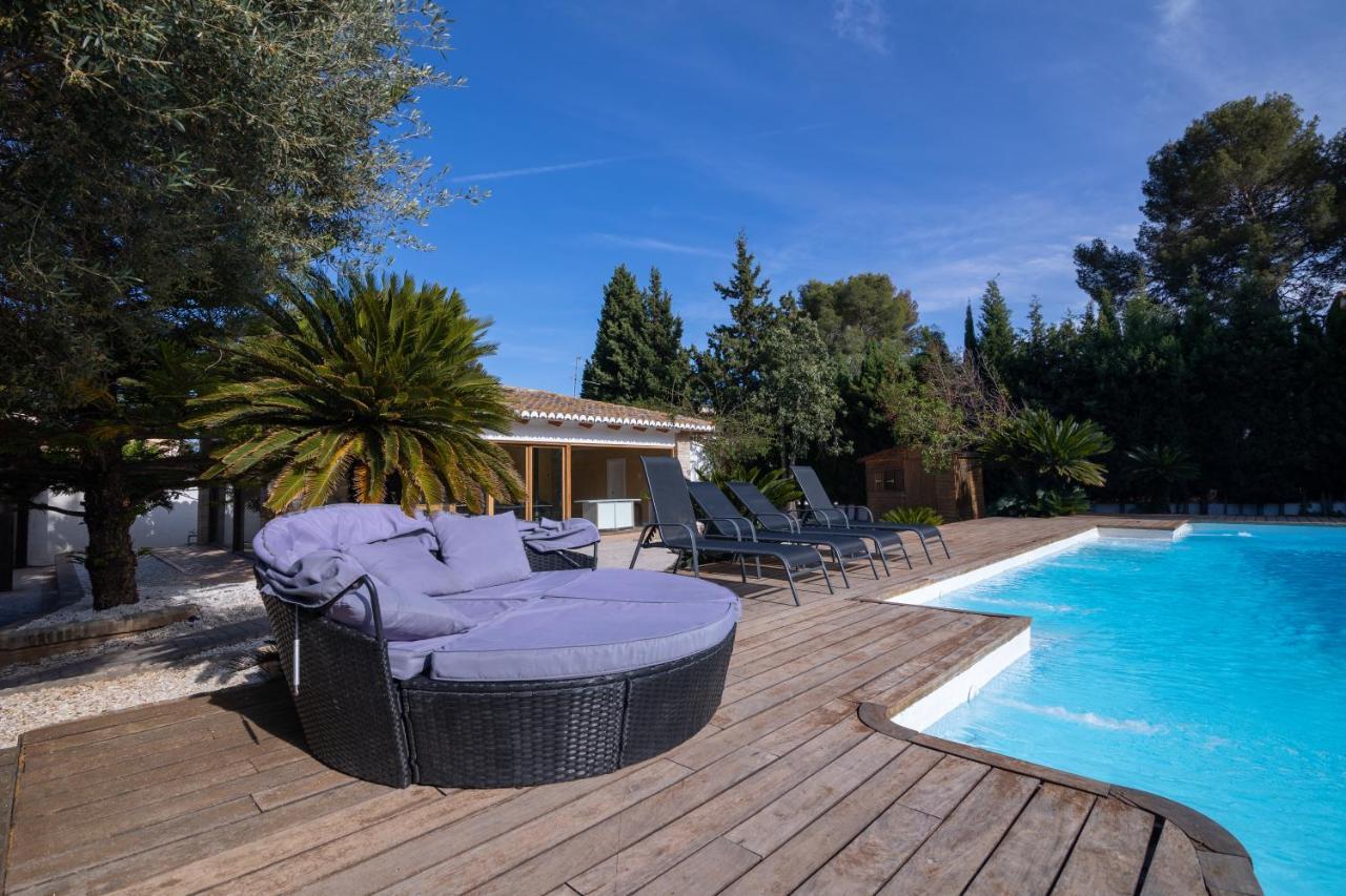 Villa Huerta 2, Paterna, Jacuzzi, Sauna Bagian luar foto