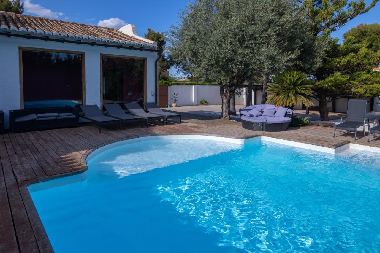 Villa Huerta 2, Paterna, Jacuzzi, Sauna Bagian luar foto
